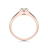 Pierścionek z diamentem różowe złoto AJPZ_090